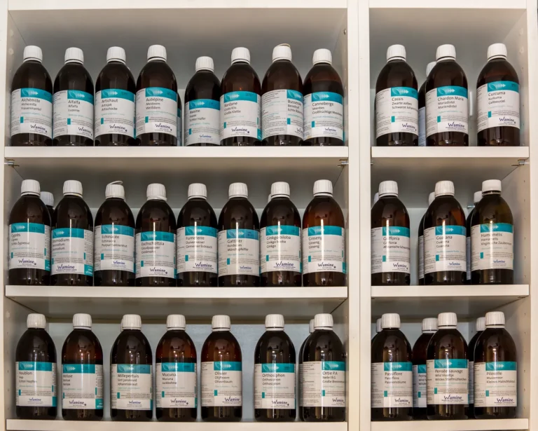 Étagère de produits de soin